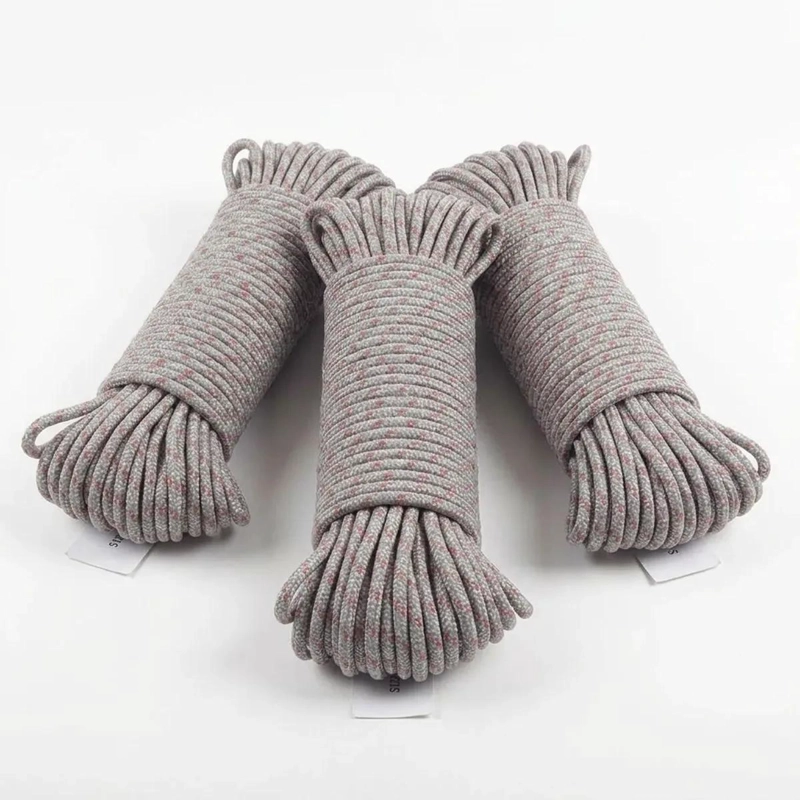 SET DE 3 CUERDAS RESISTENTES DE 5MM Y 20 METROS EN GRIS - 1
