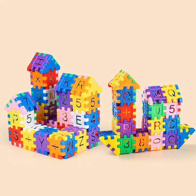 BLOQUES EDUCATIVOS CREATIVOS PARA NIÑOS 90 PIEZAS - 5