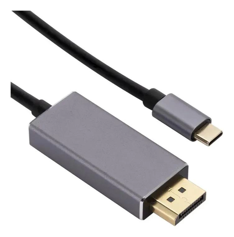 CABLE USB-C A DISPLAYPORT 8K 1.8M ALTA CALIDAD PARA CONEXIONES - 2