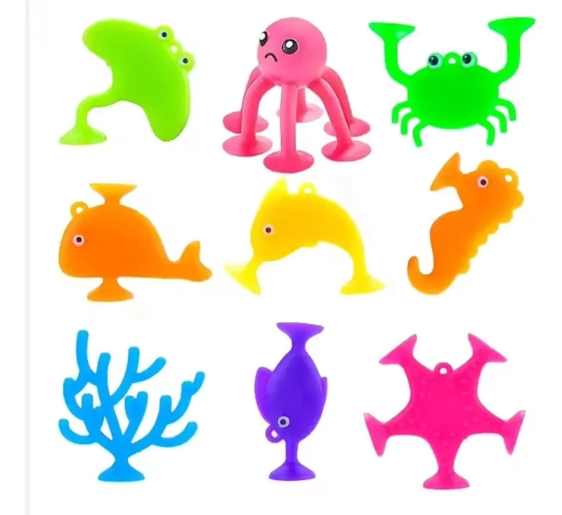 JUEGO DE VENTOSAS DE SILICONA PARA CONSTRUCCION INFANTIL - 3