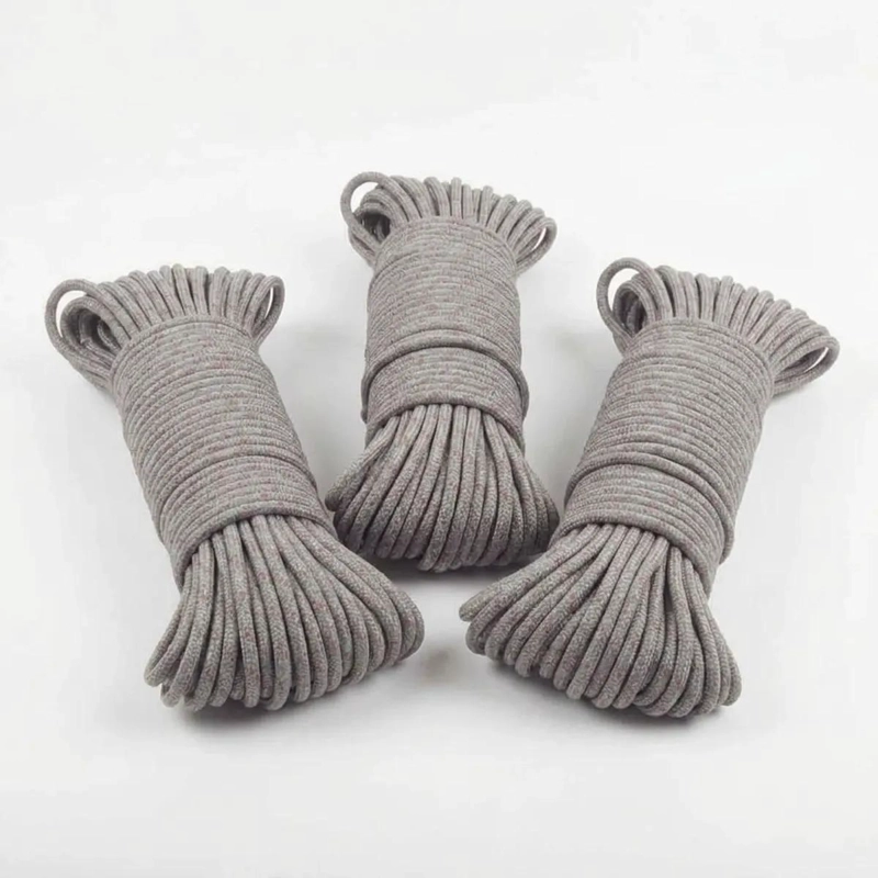 SET DE 3 CUERDAS RESISTENTES DE 5MM Y 30 METROS EN GRIS - 1