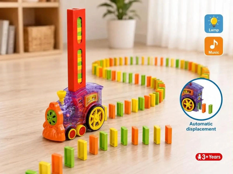 TREN DIDACTICO AUTOMATICO CON BLOQUES PARA NIÑOS - 4