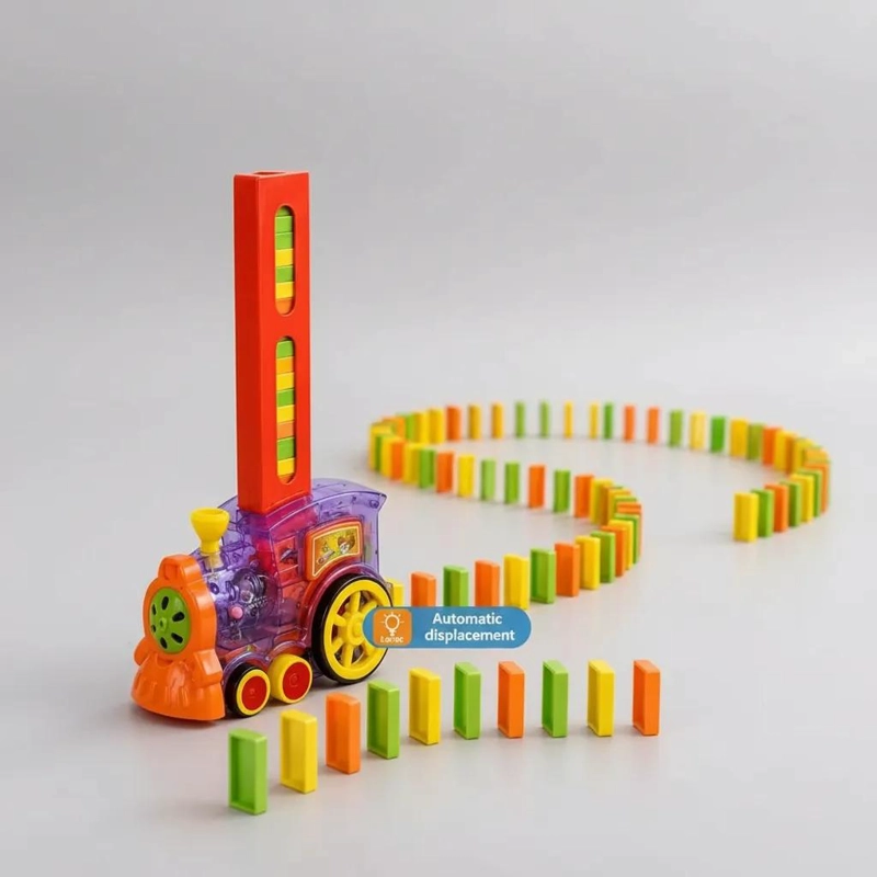TREN DIDACTICO AUTOMATICO CON BLOQUES PARA NIÑOS - 5