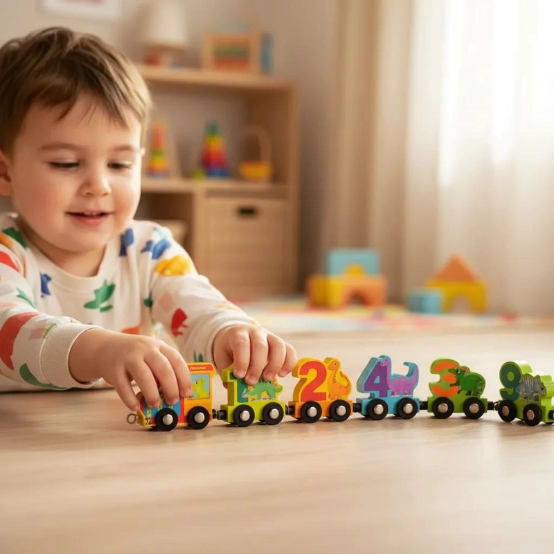 TREN MAGNE TICO DIDACTICO DE ANIMALES PARA APRENDIZAJE INFANTIL - 1