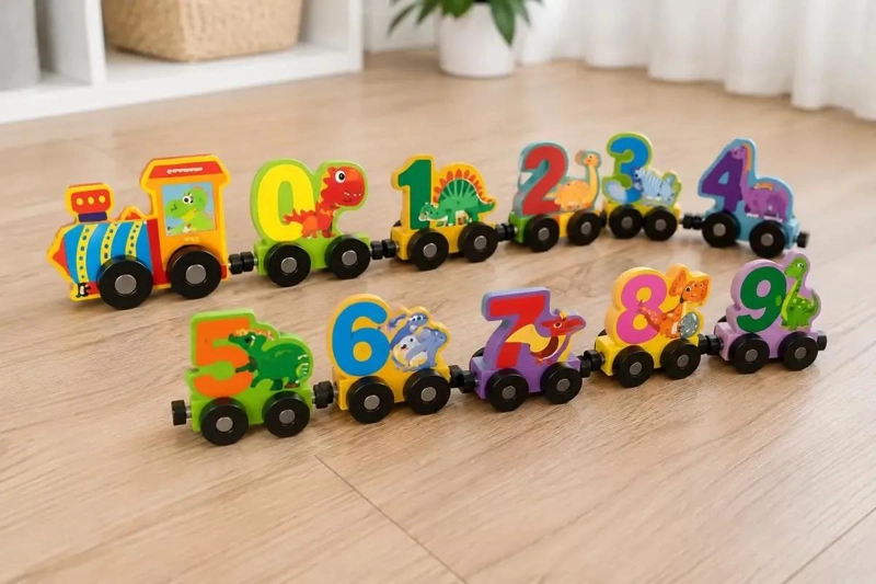 TREN MAGNE TICO DIDACTICO DE ANIMALES PARA APRENDIZAJE INFANTIL - 2