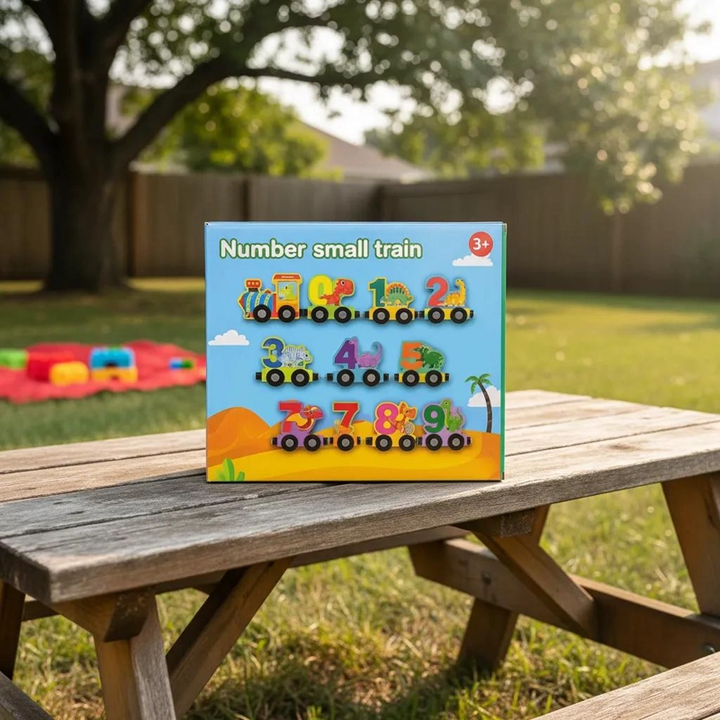 TREN MAGNE TICO DIDACTICO DE ANIMALES PARA APRENDIZAJE INFANTIL - 3