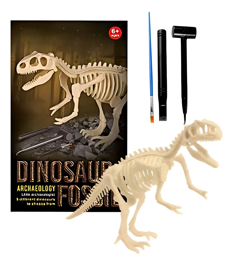 KIT DE EXCAVACION DE FOSILES DE DINOSAURIOS PARA NIÑOS - 1
