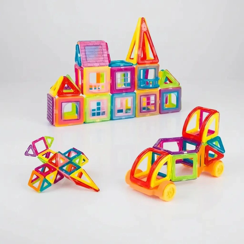 JUEGO DE CONSTRUCCION MAGNE TICO 20 PIEZAS PARA NIÑOS - 1