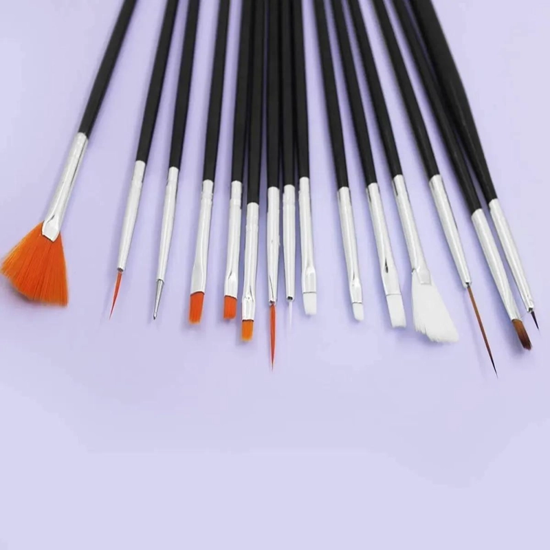 JUEGO DE 20 PINCELES Y PUNTEROS PARA DECORACION DE UÑAS - 4