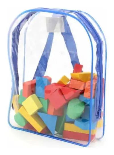 BLOQUES DE CONSTRUCCION DE MADERA PARA NIÑOS 38 PIEZAS - 3