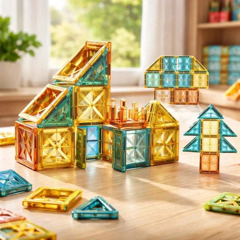 BLOQUES MAGNE TICOS DE CONSTRUCCION PARA NIÑOS - 1