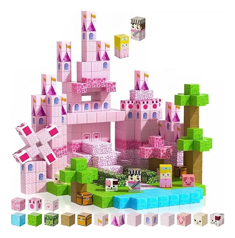 SET DE 100 PIEZAS MAGNE TICAS PARA CONSTRUCCION INFANTIL - 1