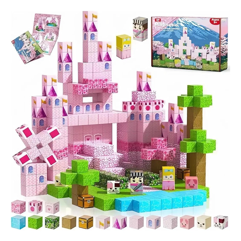 SET DE 100 PIEZAS MAGNE TICAS PARA CONSTRUCCION INFANTIL - 3