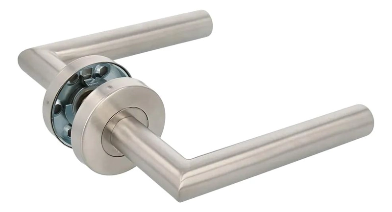 CERRADURA DE MANILLA DE ACERO INOXIDABLE PARA PUERTAS INTERIORES - 4