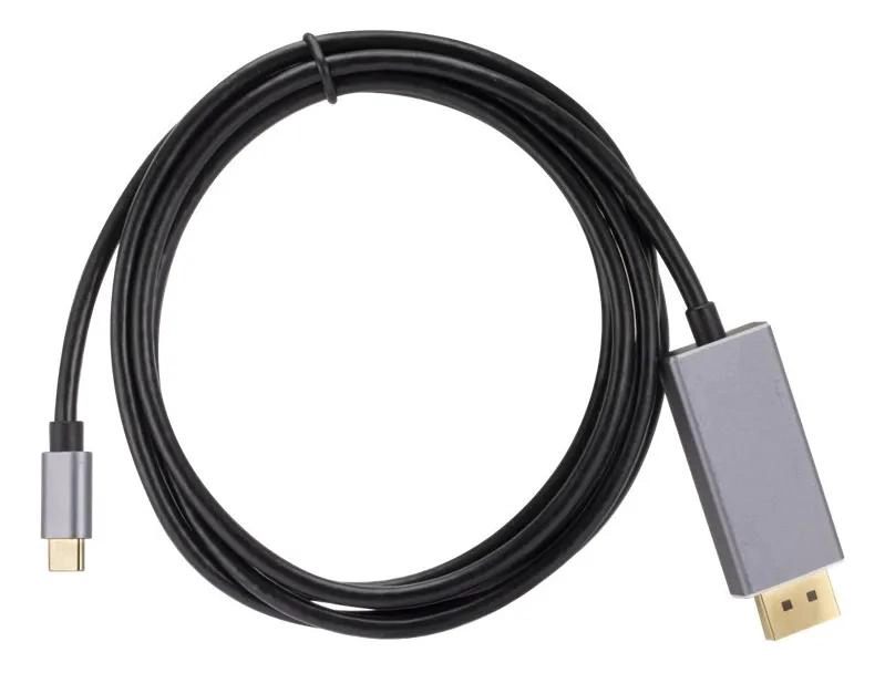 CABLE USB-C A DISPLAYPORT 8K 1.8M DE ALTA CALIDAD - 1