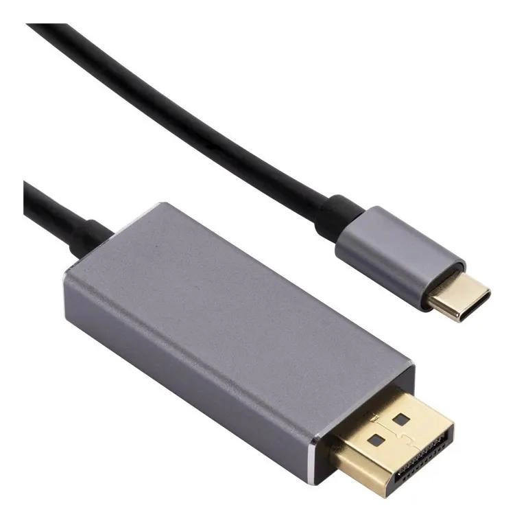CABLE USB-C A DISPLAYPORT 8K 1.8M DE ALTA CALIDAD - 2