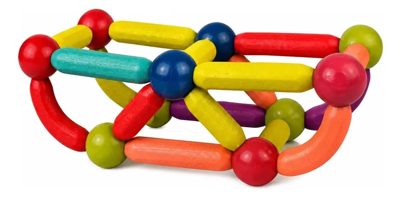SET MAGNE TICO DE CONSTRUCCION 36 PIEZAS PARA APRENDIZAJE - 5