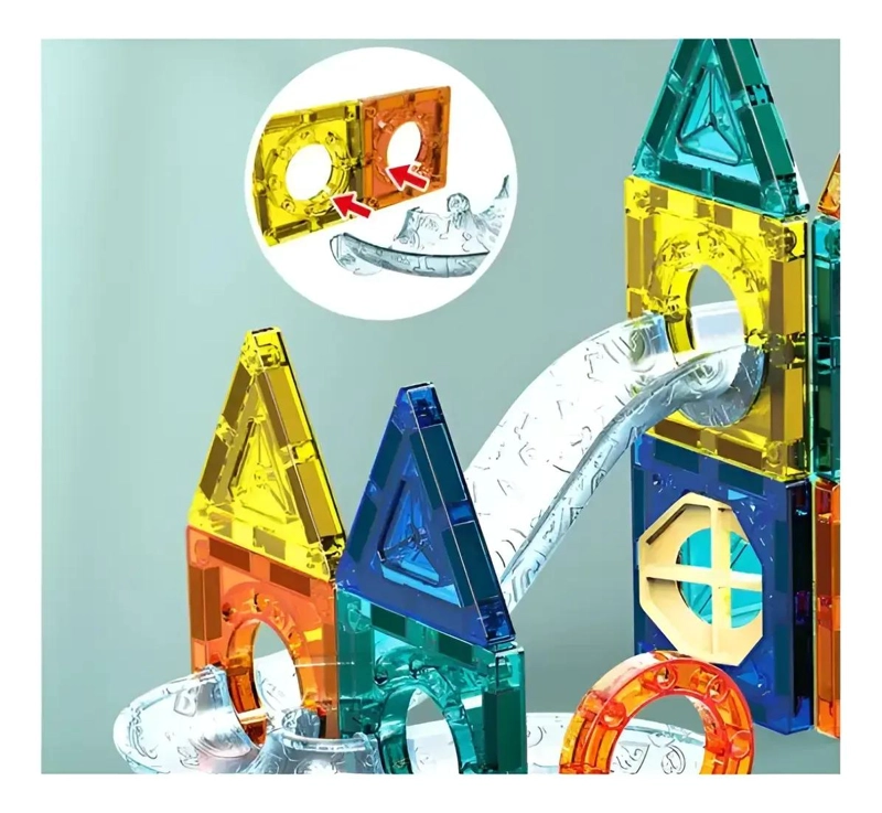 BLOQUES MAGNE TICOS DE CONSTRUCCION PARA NIÑOS 42 PIEZAS - 2