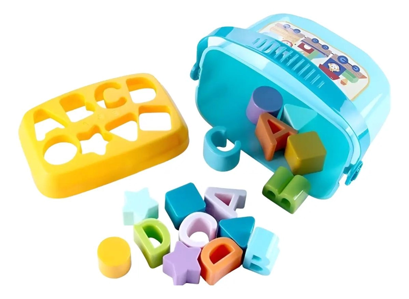 BALDE CLASIFICADOR DE FORMAS CON BLOQUES DE COLORES - 1