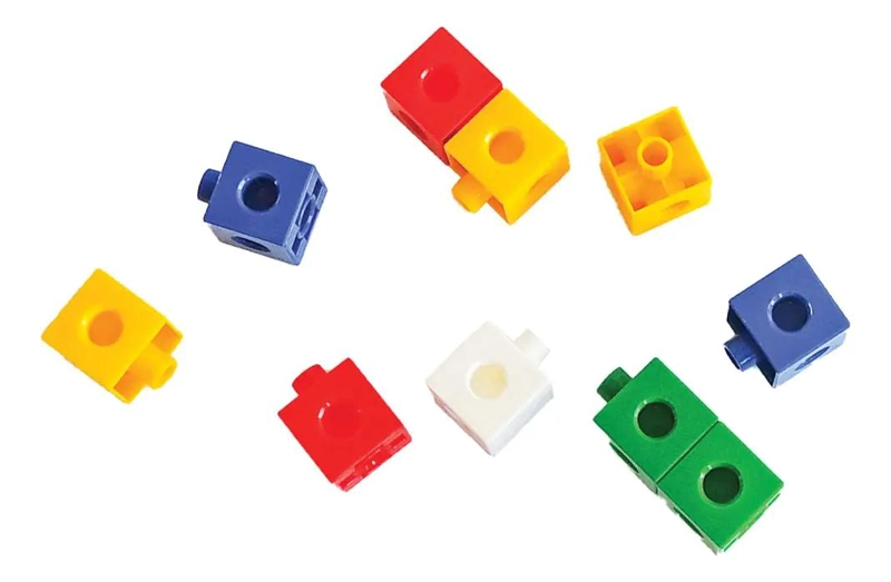 JUEGO DIDACTICO DE CUBOS CONECTABLES PARA APRENDIZAJE - 1
