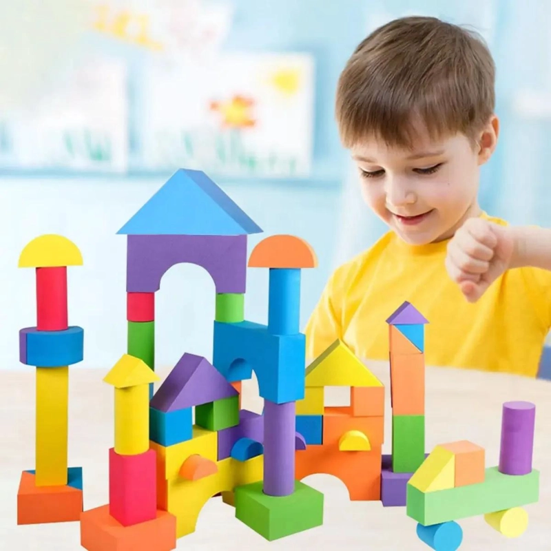 JUEGO DE BLOQUES DE CONSTRUCCION DE ESPUMA PARA NIÑOS - 2