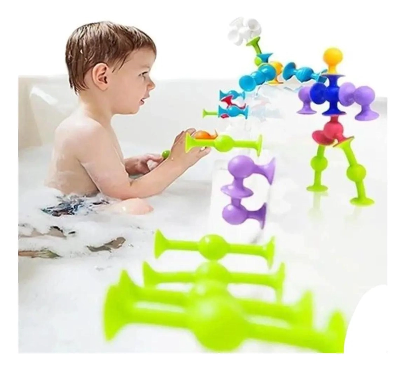 JUEGO DE 38 PIEZAS DE CHUPONES DE SILICONA MULTICOLOR - 3