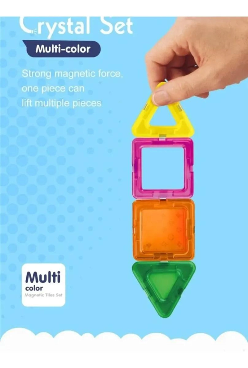 BLOQUES MAGNE TICOS DE CONSTRUCCION 32 PIEZAS PARA NIÑOS - 3