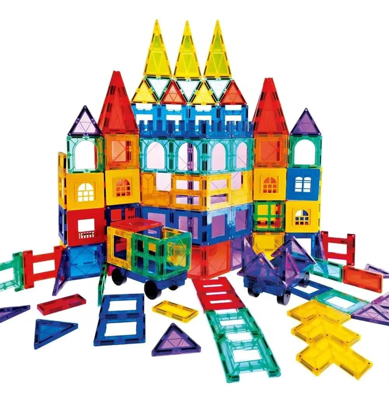 BLOQUES MAGNE TICOS DE 28 PIEZAS PARA NIÑOS CREATIVOS - 4