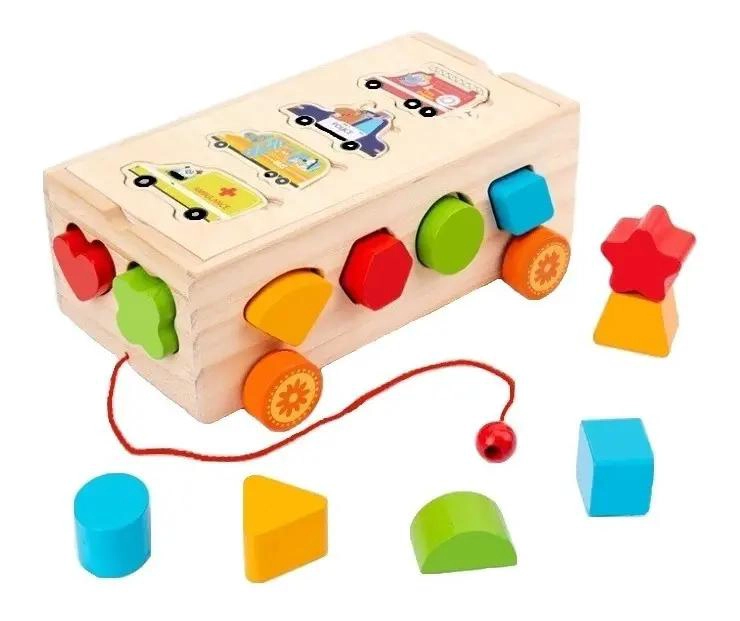 BLOQUES DE CONSTRUCCION DE MADERA PARA NIÑOS - 1