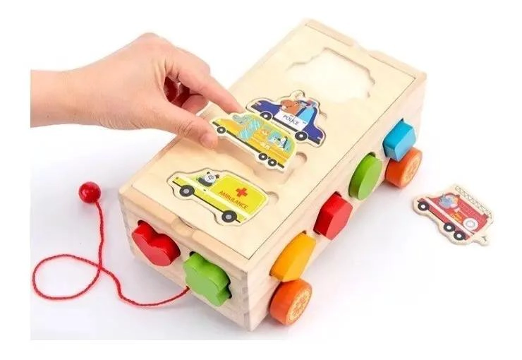 BLOQUES DE CONSTRUCCION DE MADERA PARA NIÑOS - 6