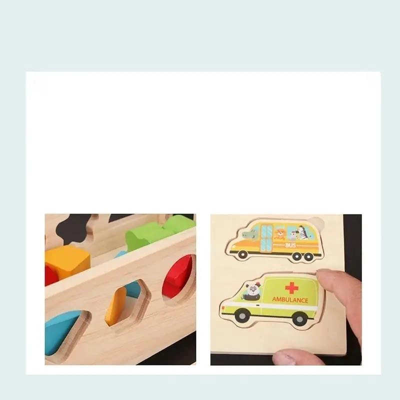 BLOQUES DE CONSTRUCCION DE MADERA PARA NIÑOS - 9