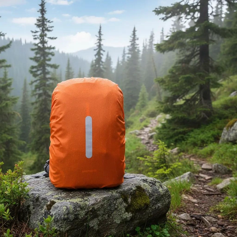 CUBRE MOCHILAS 40-50 LITROS IMPERMEABLE Y REFLECTANTE - 1
