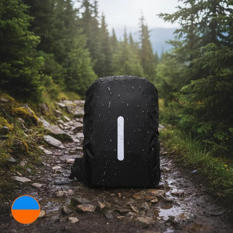 CUBRE MOCHILAS 40-50 LITROS IMPERMEABLE Y REFLECTANTE - 3