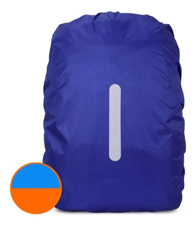 CUBRE MOCHILAS 40-50 LITROS IMPERMEABLE Y REFLECTANTE - 6