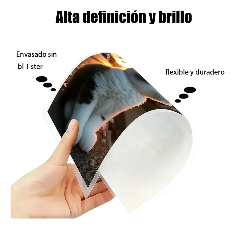 LAMINAS DE PLASTIFICACION A3 A4 A5 100 HOJAS 100 MICRONES - 8