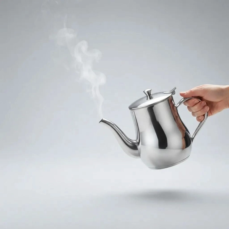 TETERA DE ACERO INOXIDABLE CON TAPA 1.42 L PARA COCINA - 7