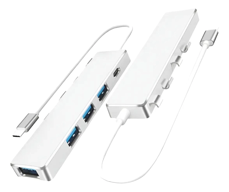 ADAPTADOR HUB USB TIPO C CON 5 PUERTOS PARA CONEXION RAPIDA - 2