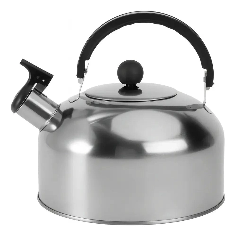 TETERA DE ACERO INOXIDABLE CON SILBATO Y DISEÑO ELEGANTE - 4