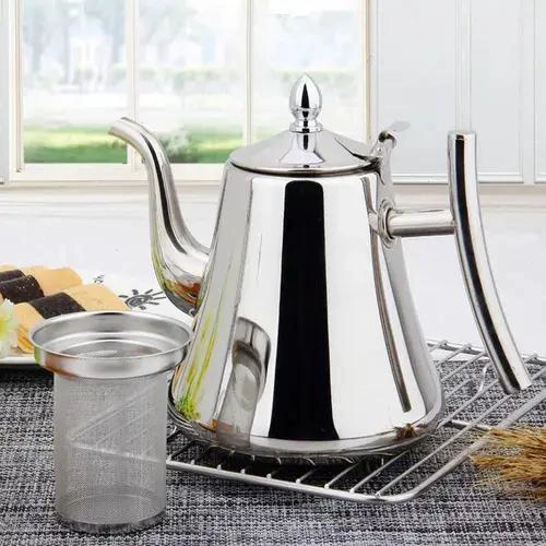 TETERA INFUSOR DE TE  DE ACERO INOXIDABLE 1.5L CON FILTRO - 3