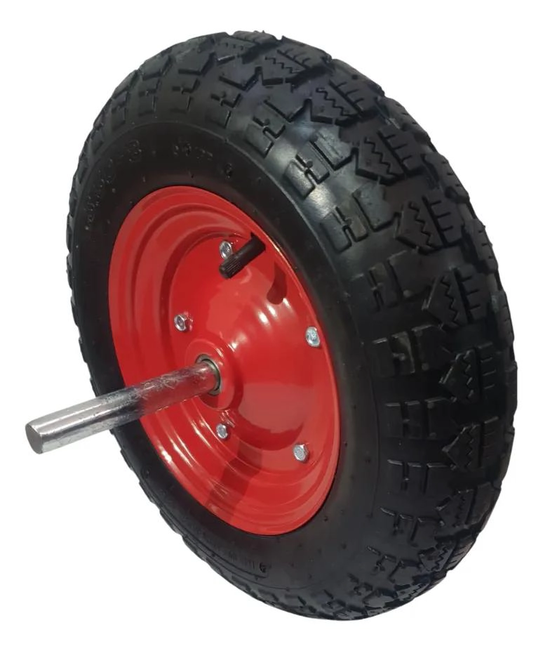 RUEDA NEUMATICA PARA CARRETILLA 3.50 X 8 RESISTENTE - 1