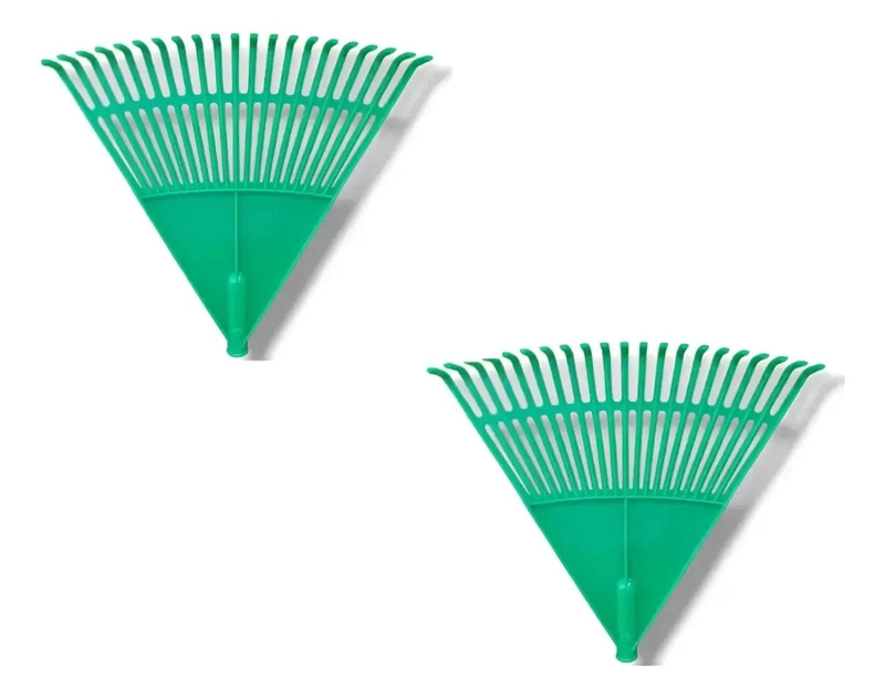 SET DE 2 RASTRILLOS DE JARDINERIA PARA LIMPIEZA EFICIENTE - 1