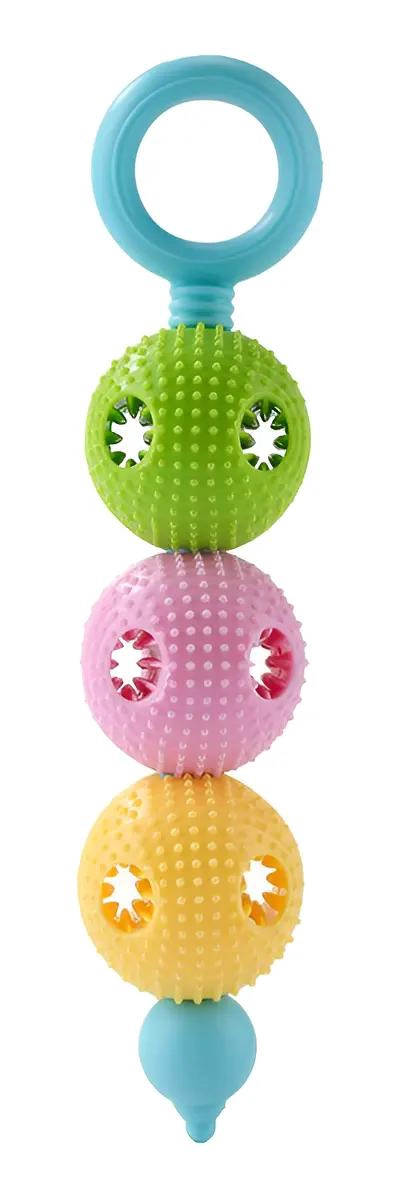 JUGUETE DISPENSADOR PARA MASCOTAS CON SUPERFICIE LIMPIA DIENTES - 1
