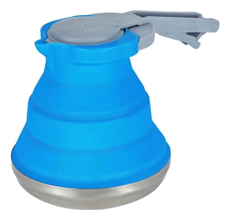 TETERA PLEGABLE DE SILICONA IDEAL PARA CAMPING Y USO DIARIO - 1