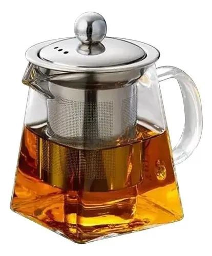 TETERA DE VIDRIO RESISTENTE AL FUEGO CON INFUSOR 750ML - 1