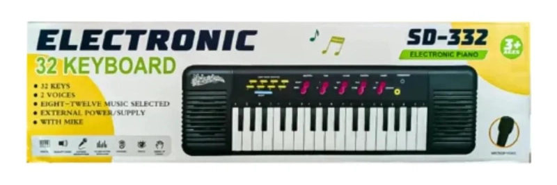 PIANO ELECTRONICO INFANTIL CON MICROFONO Y 32 TECLAS - 4