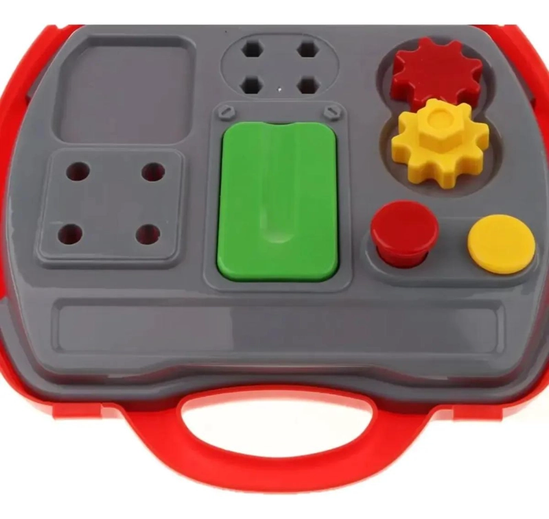 MALETIN DE HERRAMIENTAS DE JUGUETE PARA CONSTRUCCION INFANTIL - 3