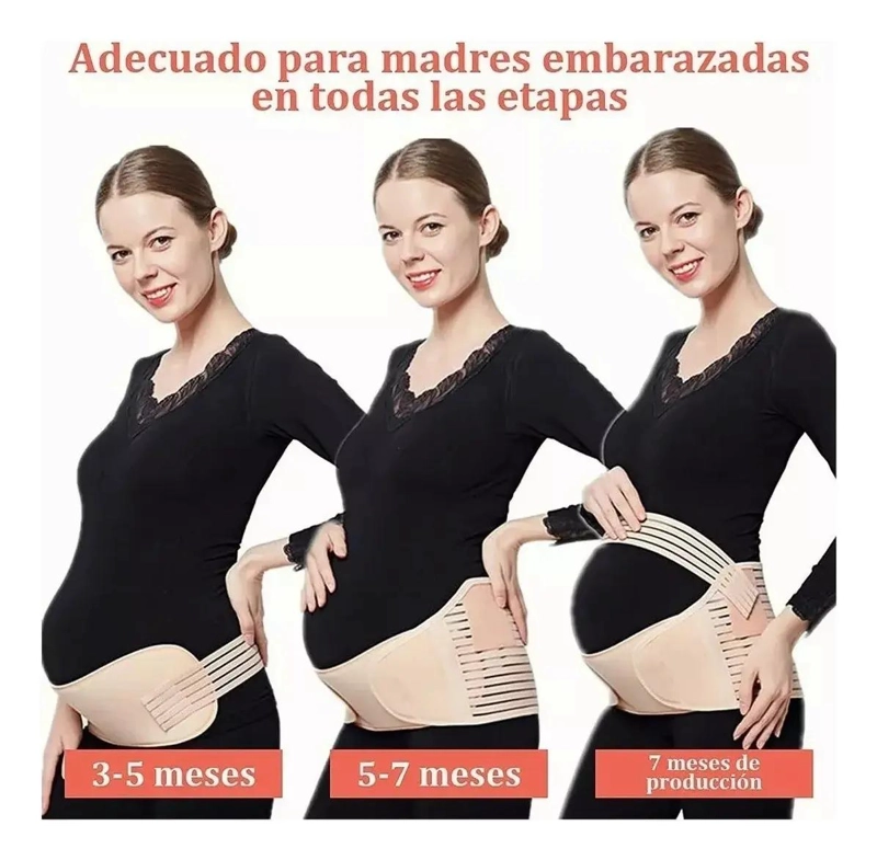 FAJA MATERNAL AJUSTABLE PARA SOPORTE DURANTE EL EMBARAZO - 4