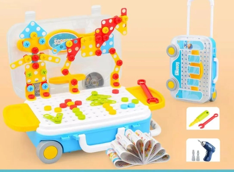 MALETIN DE HERRAMIENTAS INTERACTIVAS PARA NIÑOS EN CONSTRUCCION - 3