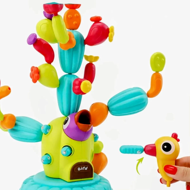 JUGUETE APILABLE CACTUS MAGNE TICO PARA DESARROLLO INFANTIL - 2