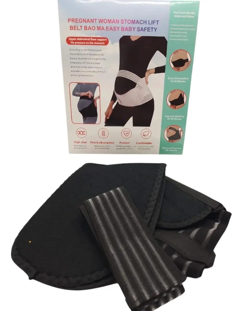 FAJA MATERNAL AJUSTABLE PARA SOPORTE ESPALDA Y ABDOMEN - 3
